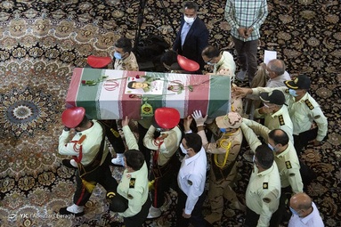 مراسم وداع و تشییع پیکر شهید یوسف زنجانی پور