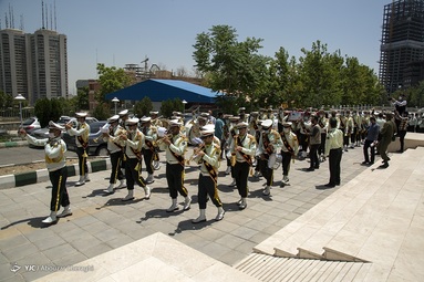 مراسم وداع و تشییع پیکر شهید یوسف زنجانی پور