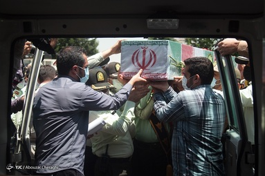 مراسم وداع و تشییع پیکر شهید یوسف زنجانی پور