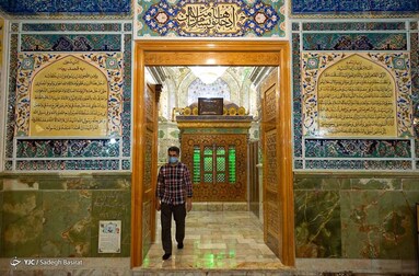 بنای امامزاده جعفر بن موسی کاظم (شاهرضا) مربوط به دوره صفوی است و در کنار کوهی به نام کوه سفیدی واقع شده است - شهرضا اصفهان