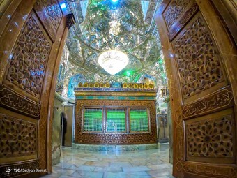 بنای امامزاده جعفر بن موسی کاظم (شاهرضا) مربوط به دوره صفوی است و در کنار کوهی به نام کوه سفیدی واقع شده است - شهرضا اصفهان