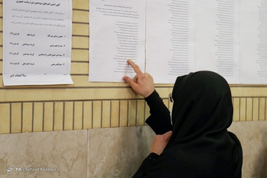 حضور مردم در پای صندوق‌های اخذ رای انتخابات ۱۴۰۰ - تبریز