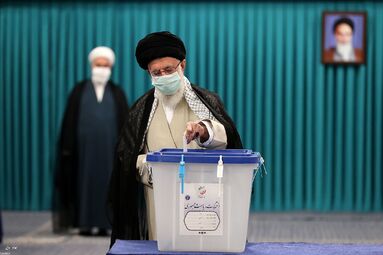 حضور مقام معظم رهبری در انتخابات ۱۴۰۰
