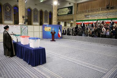 حضور مقام معظم رهبری در انتخابات ۱۴۰۰