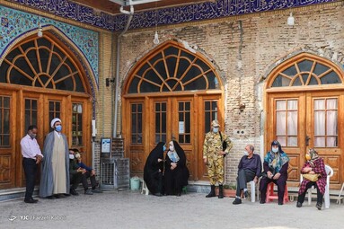 حضور مردم در پای صندوق های اخذ رای - گرگان