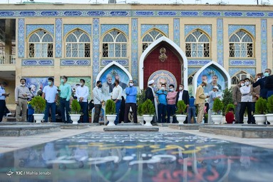 حضور مردم در پای صندوق های اخذ رای - کرمان