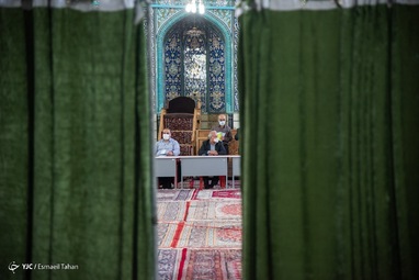 حضور مردم در پای صندوق های اخذ رای - سمنان