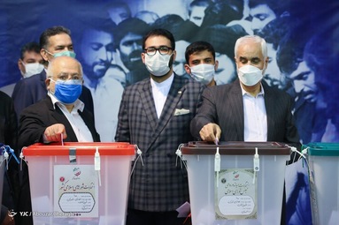 حضور مهرعلیزاده در رای گیری انتخابات - جماران