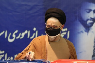حضور سید محمد خاتمی در رای گیری انتخابات - جماران