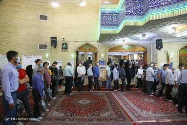 حضور مردم تهران در انتخابات ۱۴۰۰ - مسجد ابوذر محله فلاح