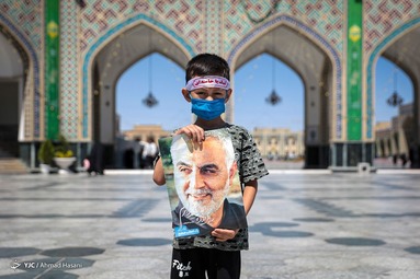 حضور مردم در پای صندوق‌های اخذ رای انتخابات ۱۴۰۰ - حرم مطهر رضوی