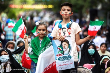 جشن پیروزی حامیان سید ابراهیم رئیسی - همدان