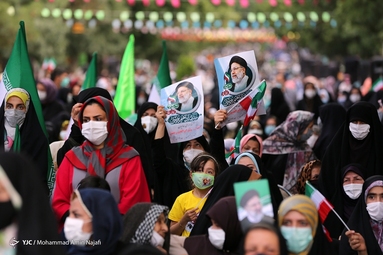 جشن پیروزی حامیان سید ابراهیم رئیسی - همدان