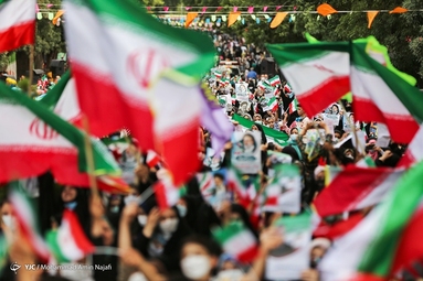 جشن پیروزی حامیان سید ابراهیم رئیسی - همدان