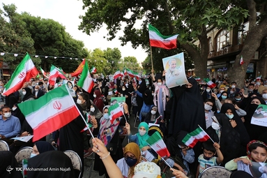 جشن پیروزی حامیان سید ابراهیم رئیسی - همدان