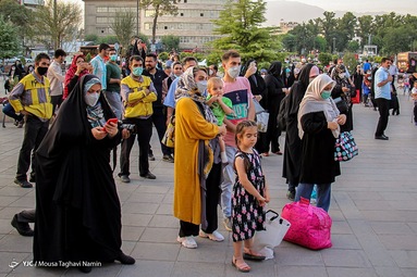 آیین اختتامیه فرهنگسرای سیار زیارت - ایستگاه راه آهن تهران