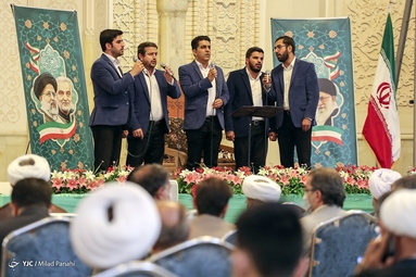 جشن ولادت حضرت امام رضا - حرم مطهر حضرت شاهچراغ (ع)