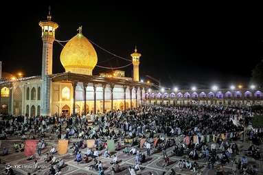 جشن ولادت حضرت امام رضا - حرم مطهر حضرت شاهچراغ (ع)