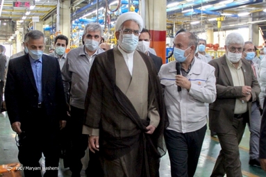 بازدید دادستان کل کشور از کارخانه خودرو سازی سایپا