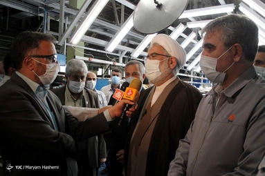 بازدید دادستان کل کشور از کارخانه خودرو سازی سایپا