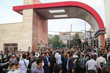 پیکر مطهر شهید گمنام در دانشگاه آزاد اسلامی شهر شال به خاک سپرده شد