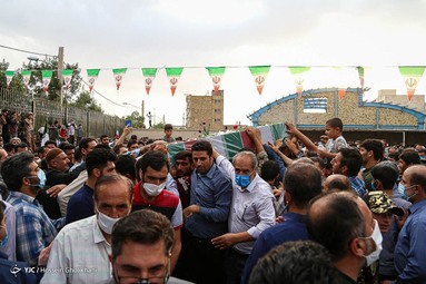 پیکر مطهر شهید گمنام در دانشگاه آزاد اسلامی شهر شال به خاک سپرده شد