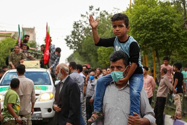 پیکر مطهر شهید گمنام در دانشگاه آزاد اسلامی شهر شال به خاک سپرده شد