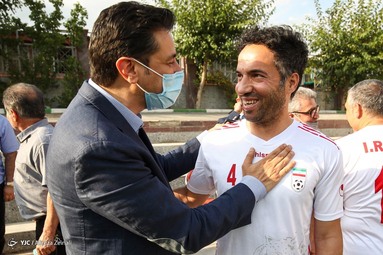 بازی نمادین پیشکسوتان تیم ملی با تیم فرشتگان آسمانی نوجونان سندروم دان