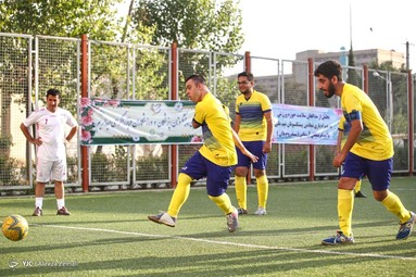 بازی نمادین پیشکسوتان تیم ملی با تیم فرشتگان آسمانی نوجونان سندروم دان