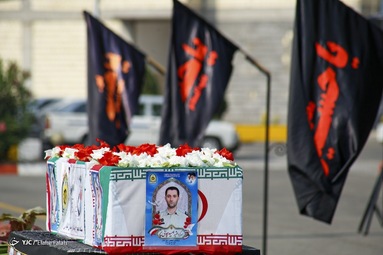 مراسم تشییع پیکر شهید «امید چایی پز»