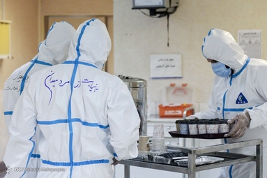 حضور گروه های جهادی در بیمارستان زاهدان