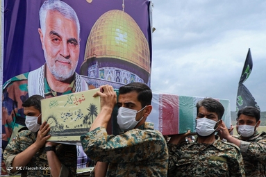 مراسم استقبال و تشییع دو شهید گمنام دفاع مقدس - سپاه نینوای گرگان