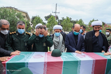 مراسم استقبال و تشییع دو شهید گمنام دفاع مقدس - سپاه نینوای گرگان