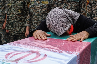 مراسم استقبال و تشییع دو شهید گمنام دفاع مقدس - سپاه نینوای گرگان