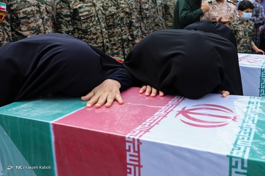مراسم استقبال و تشییع دو شهید گمنام دفاع مقدس - سپاه نینوای گرگان