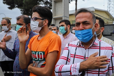 مراسم استقبال و تشییع دو شهید گمنام دفاع مقدس - سپاه نینوای گرگان