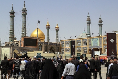 دسته عزاداری شهادت امام جواد (ع) در قم