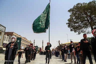 دسته عزاداری شهادت امام جواد (ع) در قم