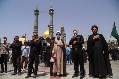 دسته عزاداری شهادت امام جواد (ع) در قم