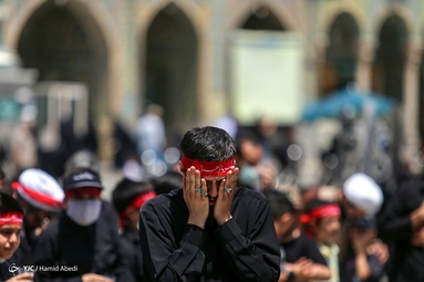 دسته عزاداری شهادت امام جواد (ع) در قم
