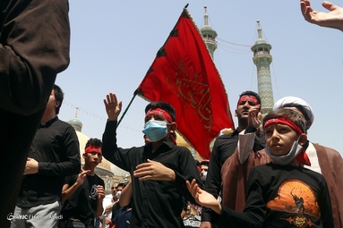 دسته عزاداری شهادت امام جواد (ع) در قم