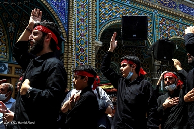 دسته عزاداری شهادت امام جواد (ع) در قم
