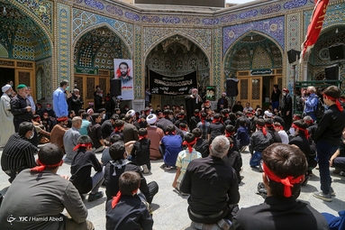 دسته عزاداری شهادت امام جواد (ع) در قم