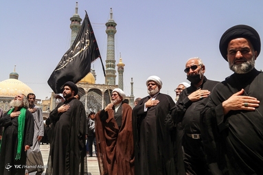 دسته عزاداری شهادت امام جواد (ع) در قم