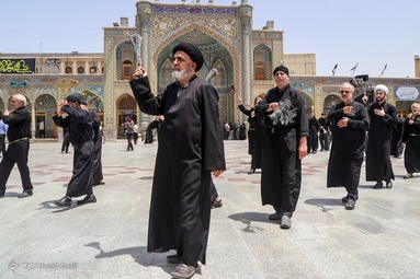 دسته عزاداری شهادت امام جواد (ع) در قم