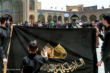 دسته عزاداری شهادت امام جواد (ع) در قم