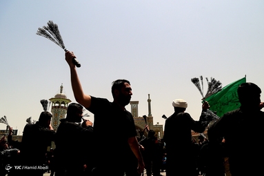 دسته عزاداری شهادت امام جواد (ع) در قم