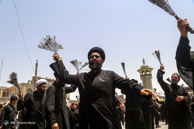 دسته عزاداری شهادت امام جواد (ع) در قم