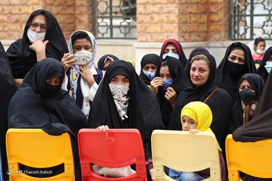 مراسم تشییع و تدفین دو شهید گمنام - دلند استان گلستان