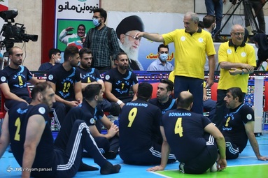 دیدار دوستانه تیم ملی والیبال نشسته ایران و روسیه